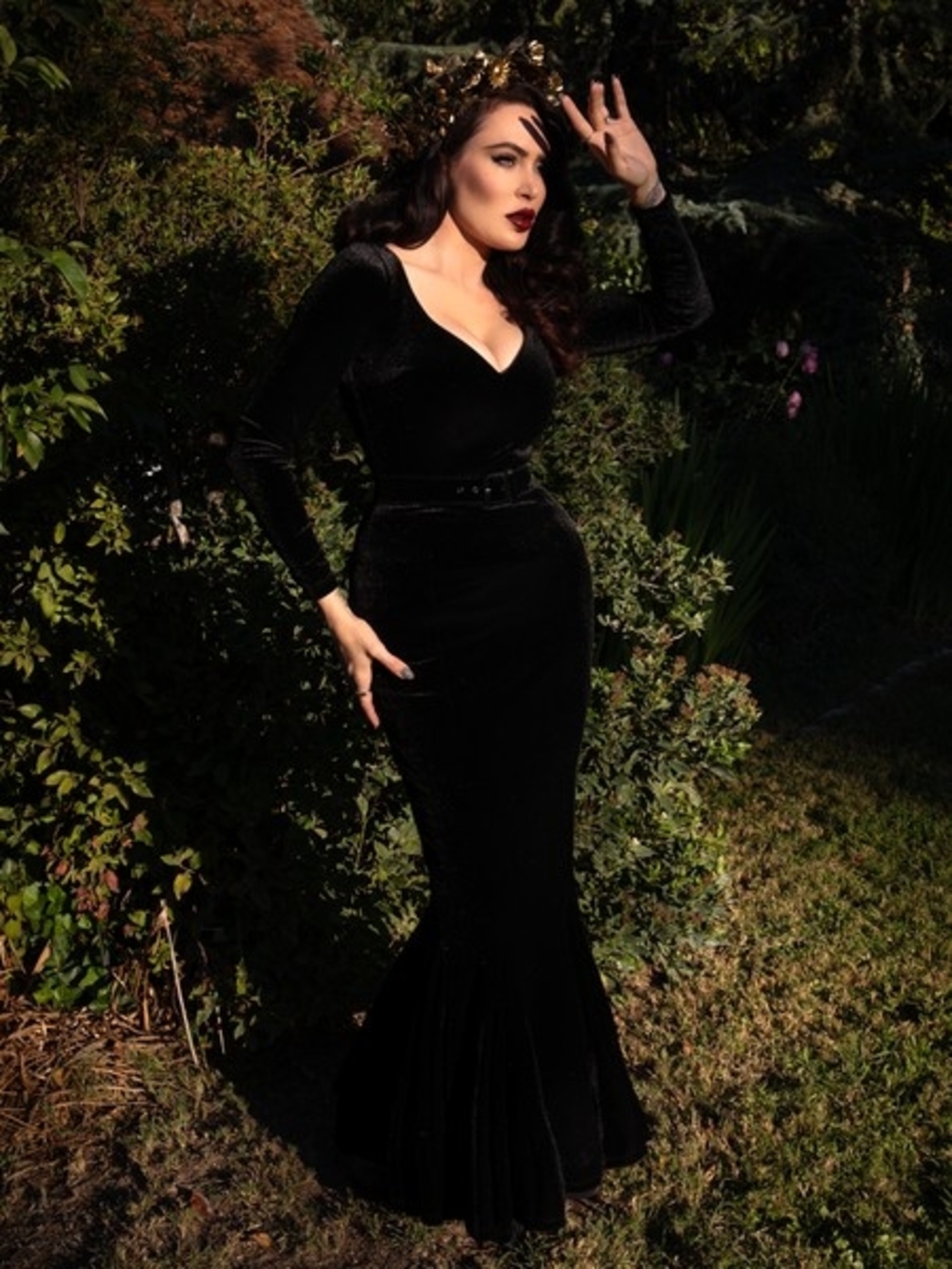 La Femme En Noir Marilyn Gown
